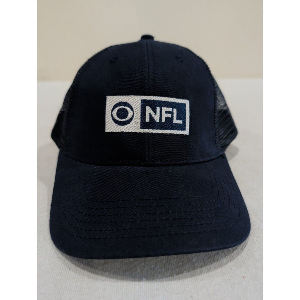 CBS Sports NFL Broadcast Crew Hat - Navy Blue Trucker Mesh Snapback